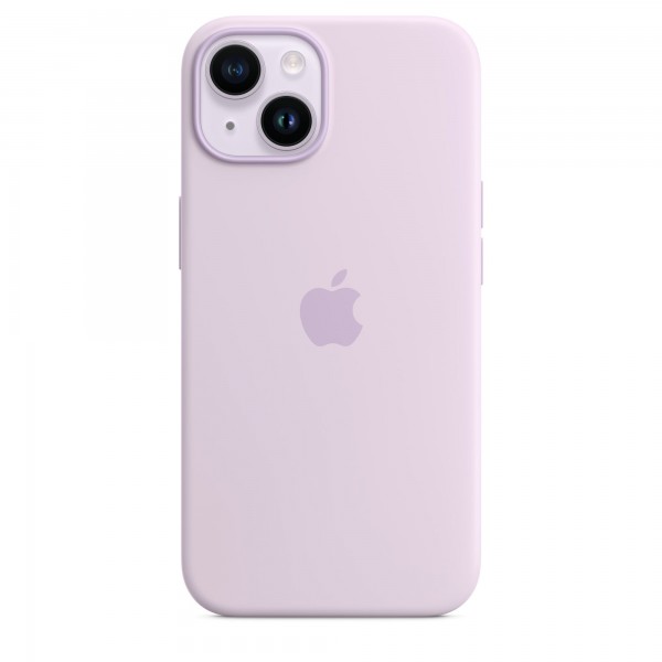 Silicone case для iPhone 14 Plus (Lilac)