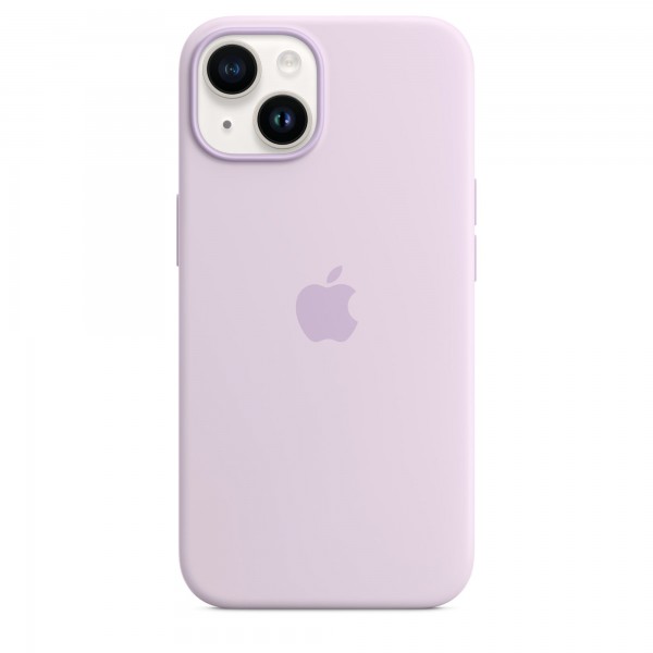 Silicone case для iPhone 14 (Lilac)