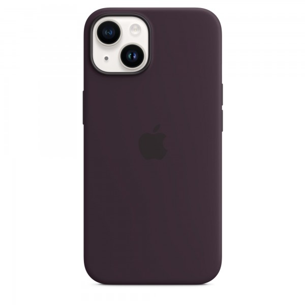 Silicone case для iPhone 14 (Elderberry)