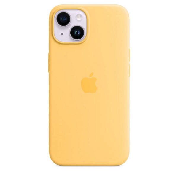 Silicone case для iPhone 14 (Sunglow)