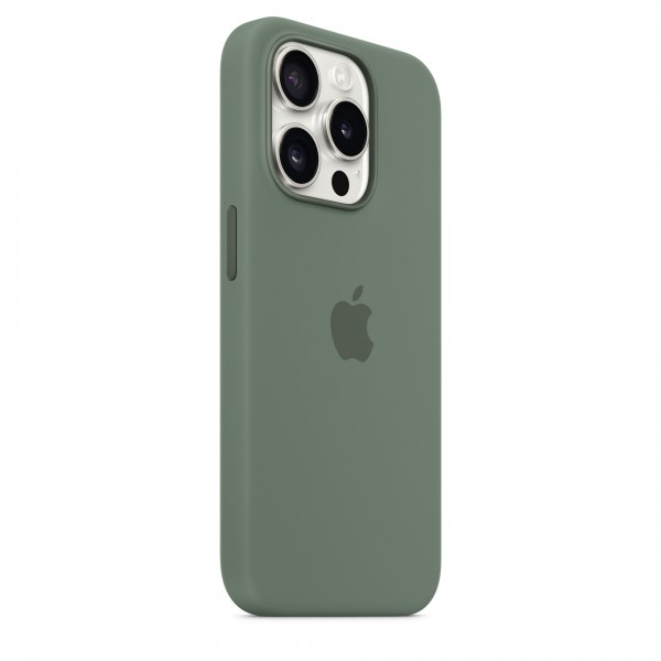 Silicone Case with Magsafe для iPhone 15 Pro (Cypress)