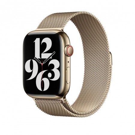 Металічний ремінець Milanese Loop для Apple Watch 38mm|40mm|41mm (Gold)