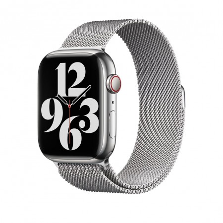 Металічний ремінець Milanese Loop для Apple Watch 42mm|44mm|44mm (Silver)
