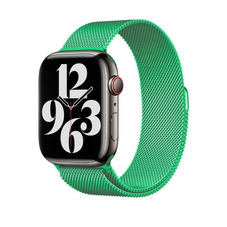 Металічний ремінець Milanese Loop для Apple Watch 38mm|40mm|41mm (Mint gum)