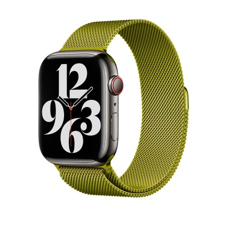 Металічний ремінець Milanese Loop для Apple Watch 42mm|44mm|44mm (Yellow)