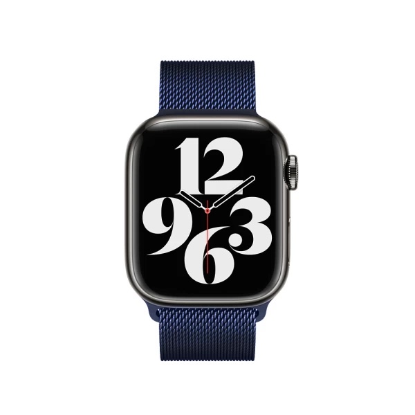 Металічний ремінець Milanese Loop для Apple Watch 38mm|40mm|41mm (Blue)