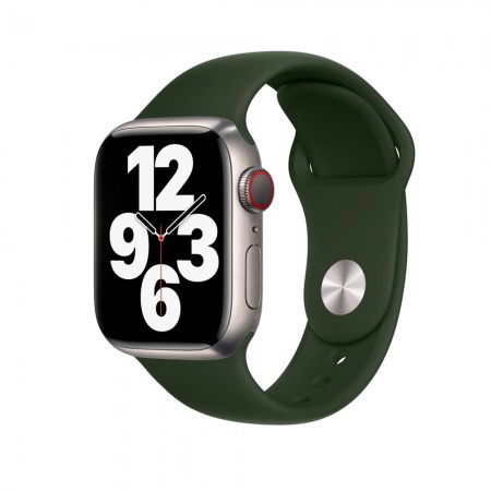 Силіконовий ремінець Sport Band для Apple Watch 38mm|40mm|41mm (Army Green)