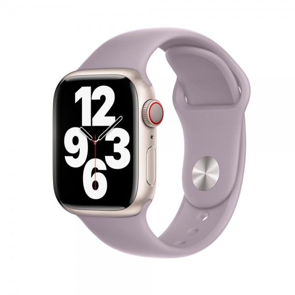 Силіконовий ремінець Sport Band для Apple Watch 42mm|44mm|45mm (Lavender)