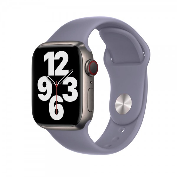 Силіконовий ремінець Sport Band для Apple Watch 38mm|40mm|41mm (Lavender Gray)