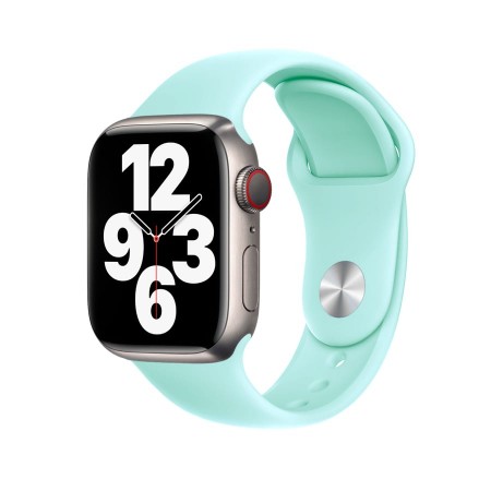 Силиконовый ремешок Sport Band для Apple Watch 42mm|44mm|45mm (Marine Green)