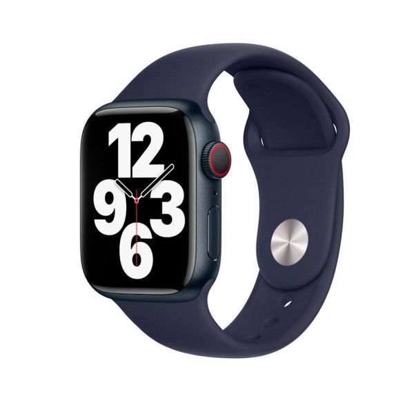 Силіконовий ремінець Sport Band для Apple Watch 42mm|44mm|45mm (Midnight Blue)