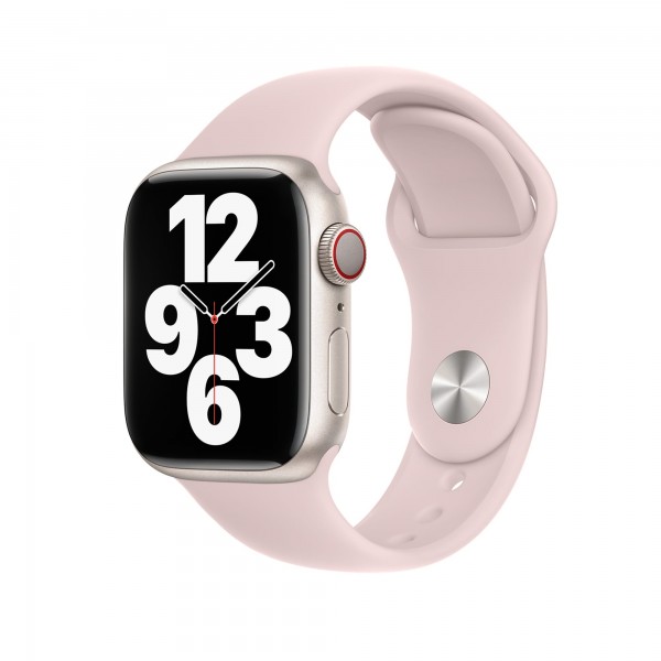 Силіконовий ремінець Sport Band для Apple Watch 42mm|44mm|45mm (Pink Sand)