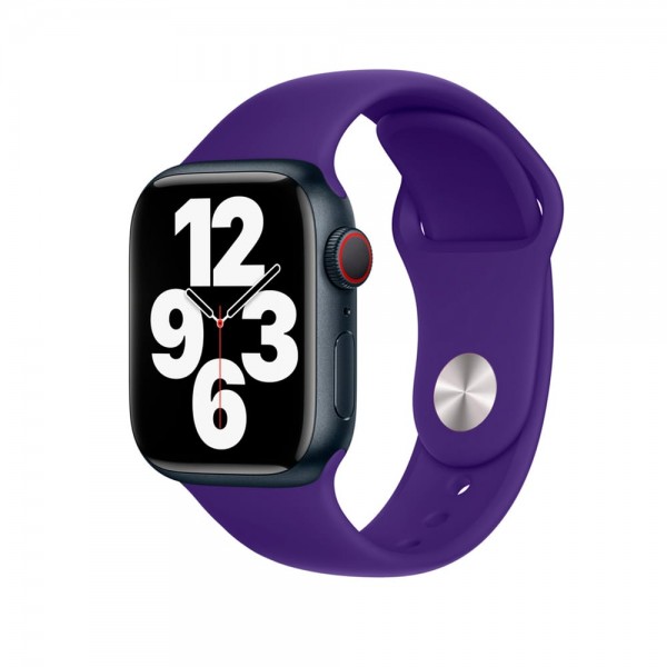 Силіконовий ремінець Sport Band для Apple Watch 42mm|44mm|45mm (Ultra Violet)