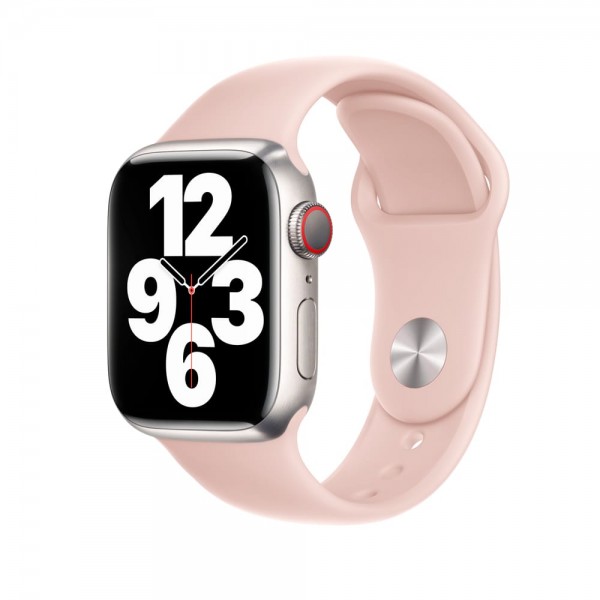 Силіконовий ремінець Sport Band для Apple Watch 42mm|44mm|45mm (Grapefruit)