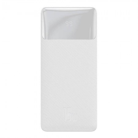 Внешний аккумулятор Baseus Bipow Digital Display 10000 mAh 15W White (PPDML-I02)