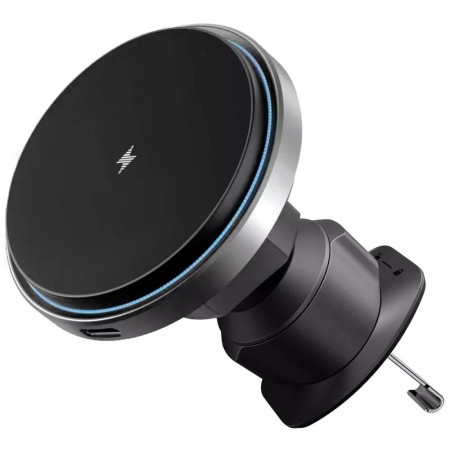 Автомобільний тримач з Бездротовим ЗП Proove Magic Circle Pro 15W (Чорний)