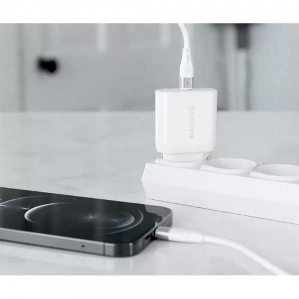 Сетевое зарядное устройство Proove Rapid 20W Type-C (Белый)