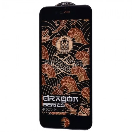 Защитное стекло Kaiju Dragon Series для iPhone 7|8|SE2|SE3 (Black)