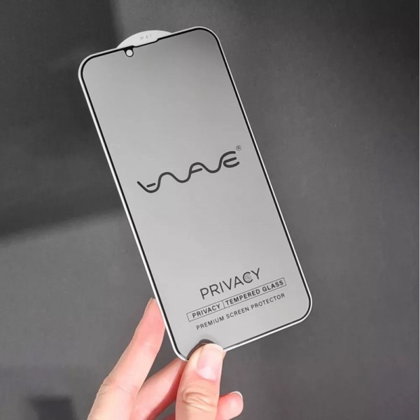 Захисне скло Wave Privacy Phone 13|13 Pro|14 (Black)