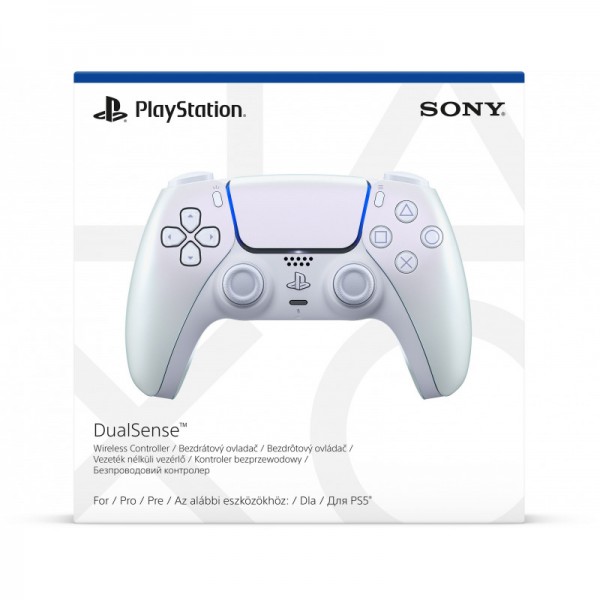 Бездротовий геймпад DualSense Wireless Controller Chrome Pearl (PS5)