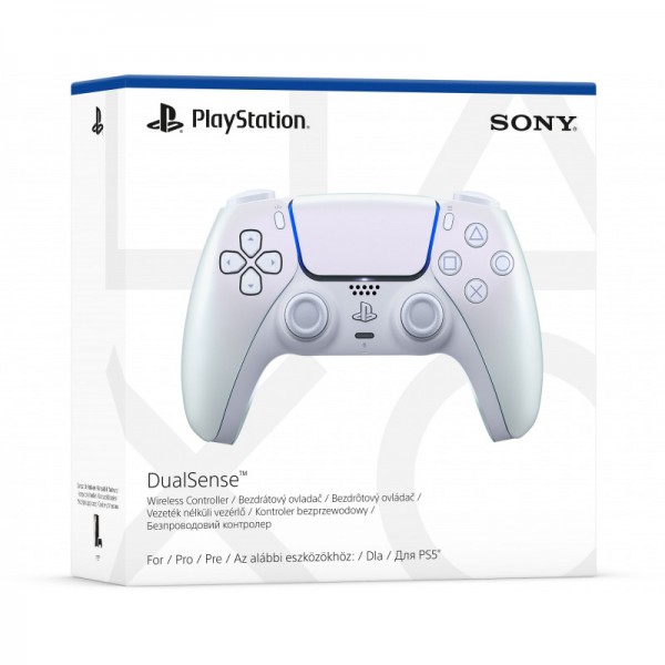 Бездротовий геймпад DualSense Wireless Controller Chrome Pearl (PS5)