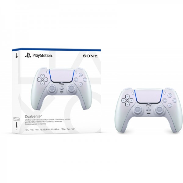 Бездротовий геймпад DualSense Wireless Controller Chrome Pearl (PS5)