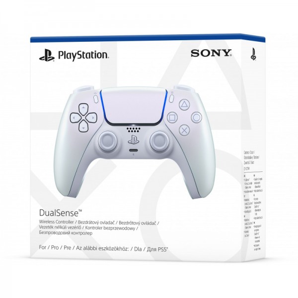 Бездротовий геймпад DualSense Wireless Controller Chrome Pearl (PS5)