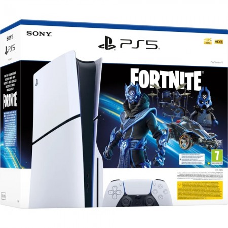 Ігрова консоль Sony PlayStation 5 Slim 1 Tb (Blue-Ray) Fortnite Cobalt Star Bundle