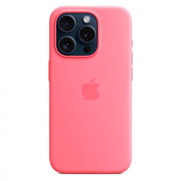 Silicone Case with Magsafe для iPhone 15 Pro Max (Pink)