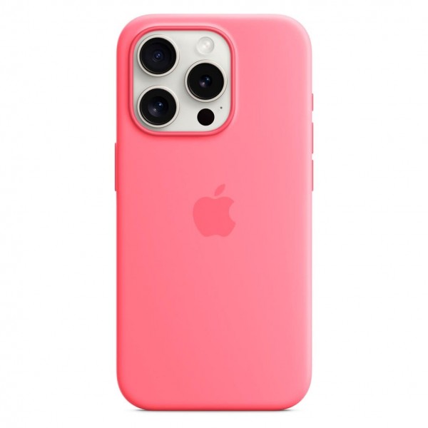 Silicone Case with Magsafe для iPhone 15 Pro Max (Pink)