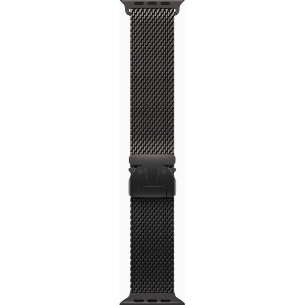 Apple Watch Ultra 2 GPS + Cellular 49mm Natural Titanium Case with Black Titanium Milanese Loop (MX5U3) Medium