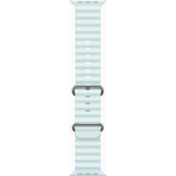Apple Watch Ultra 2 GPS + Cellular 49mm Natural Titanium Case with Ice Blue Ocean Band (MYT03/MXTF3)