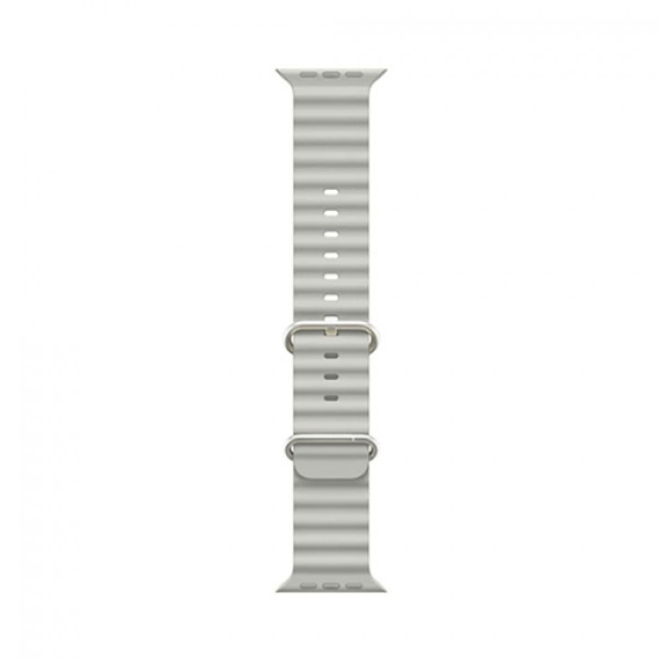Cиліконовий ремінець Ocean Band для Apple Watch 42mm|44mm|45mm|49mm (Pebble)