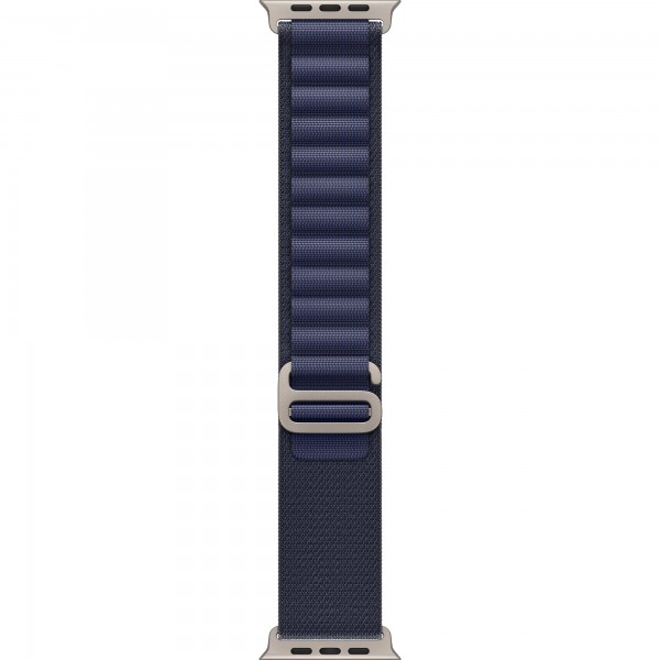 Apple Watch Ultra 2 GPS + Cellular 49mm Natural Titanium Case with Navy Alpine Loop (MYT33/MXMY3) Medium