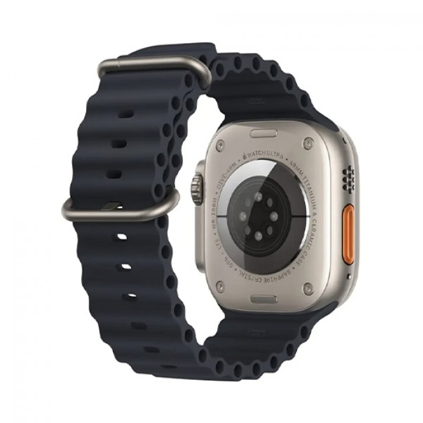 Cиліконовий ремінець Ocean Band для Apple Watch 38mm|40mm|41mm (Charcoal Gray)