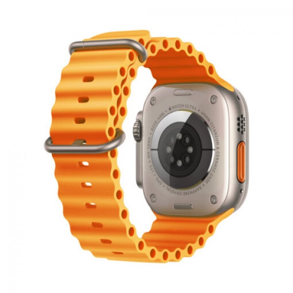 Силиконовый ремешок Ocean Band для Apple Watch 42mm|44mm|45mm|49mm (Orange)