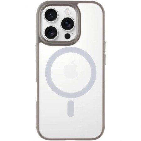 Чохол Blueo Skin Friendly Frosted with Magnetic Safe для iPhone 16 Pro (Gray)