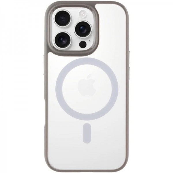 Чохол Blueo Skin Friendly Frosted with Magnetic Safe для iPhone 16 Pro Max (Gray)