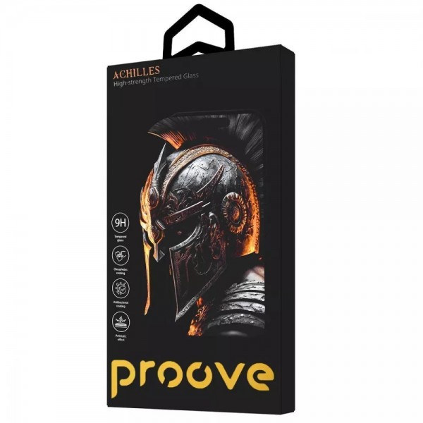 Защитное стекло Proove Achilles для iPhone 16 Pro Max (Black)