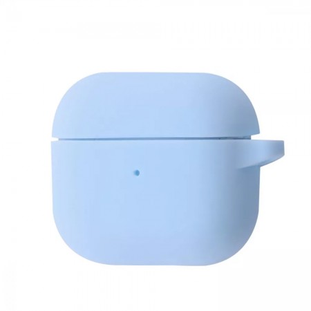 Чохол Silicone Case для AirPods 4 with Carbine (Light Blue)