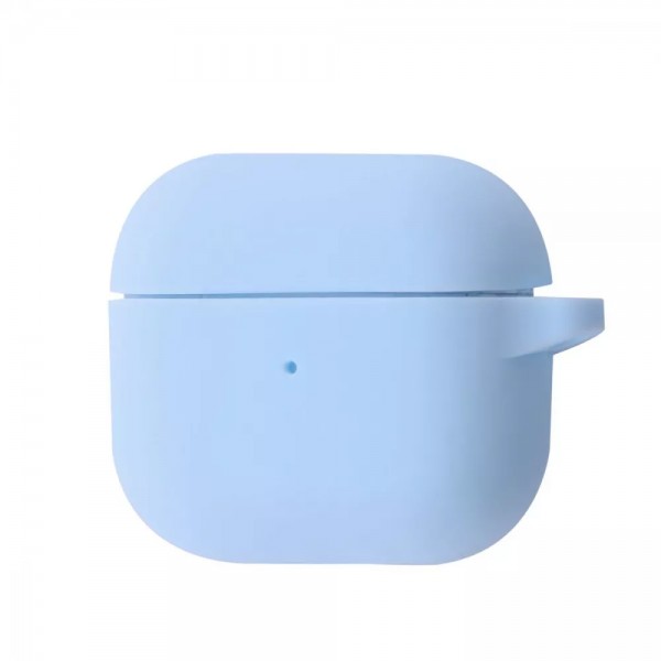 Чохол Silicone Case для AirPods 4 with Carbine (Light Blue)