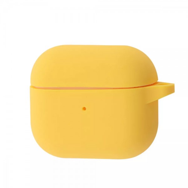 Чохол Silicone Case для AirPods 4 with Carbine (Yellow)