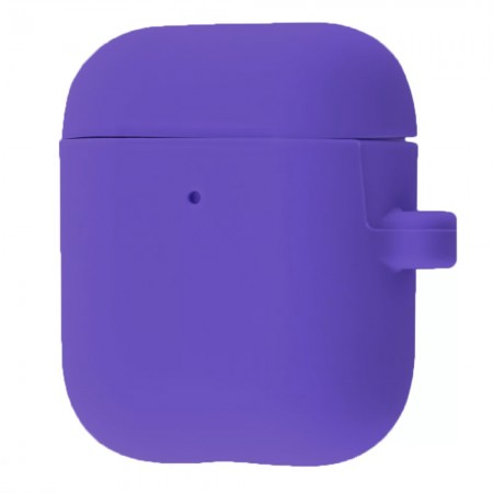 Чохол Silicone Case для AirPods 2 with Carbine (Ultra Violet)