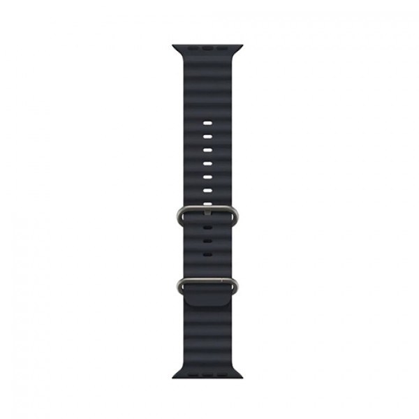 Cиліконовий ремінець Ocean Band для Apple Watch 38mm|40mm|41mm (Charcoal Gray)
