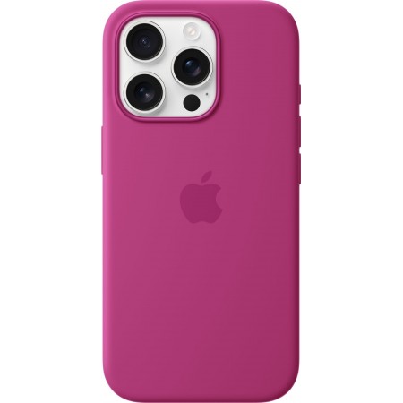 Silicone Case with Magsafe для iPhone 16 Pro (Fuchsia)
