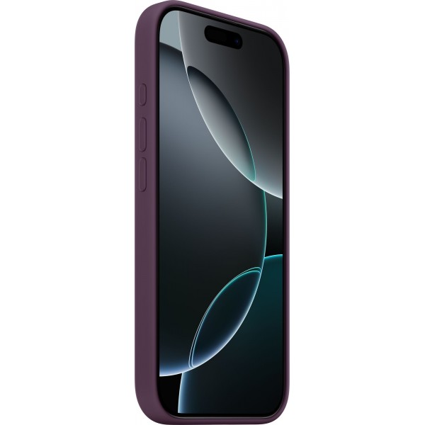 Silicone Case with Magsafe для iPhone 16 Pro Max (Plum)
