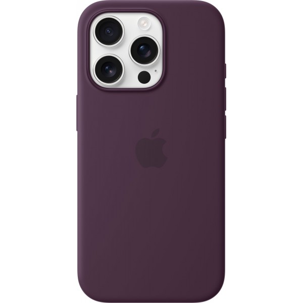 Silicone Case with Magsafe для iPhone 16 Pro Max (Plum)