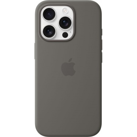 Silicone Case with Magsafe для iPhone 16 Pro (Stone Gray)