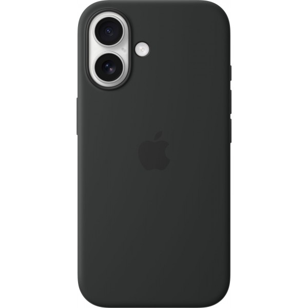 Silicone Case with Magsafe для iPhone 16 Plus (Black)