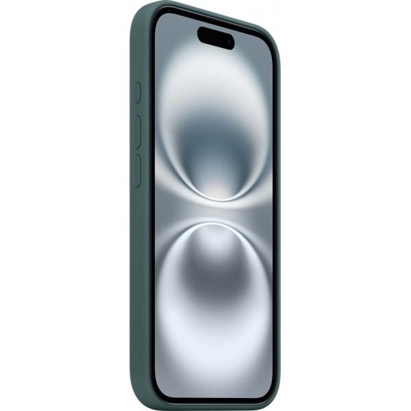Silicone Case with Magsafe для iPhone 16 Plus (Lake Green)